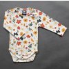 Kojenecké body s dlouhým rukávem Barevný květ