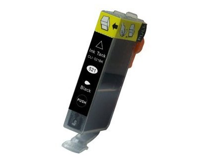 Canon CLI-521BK - kompatibilní, černá, včetně čipu