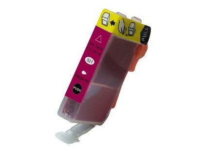 Canon CLI-521M - kompatibilní inkoustová náplň, purpurová, včetně čipu