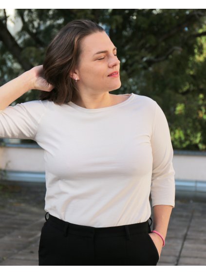 HIPSTR Tee 3/4 - režná