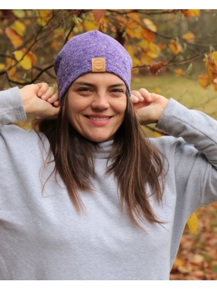 HIPSTR Čepice - fialová