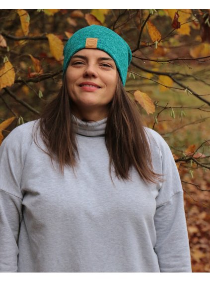 HIPSTR Čepice - tyrkys