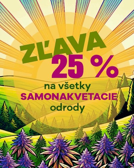 Sleva na samonakvétací odrůdy 25 % SK