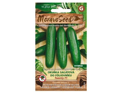 Semínka MoravoSeed Okurka salátová TWENTY F1 - hybrid, do fóliovníku, 10s