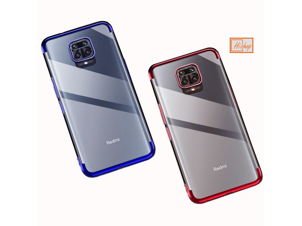 eng pl Clear Color Case Gel TPU Electroplating frame Cover for Xiaomi Redmi 10X 4G Xiaomi Redmi Note 9 black 62528 9