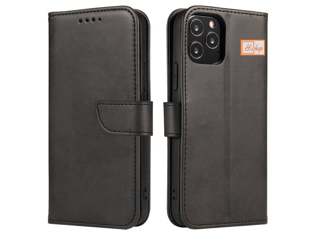 eng pl Magnet Case elegant bookcase type case with kickstand for Xiaomi Redmi Note 8 Pro black 65918 1