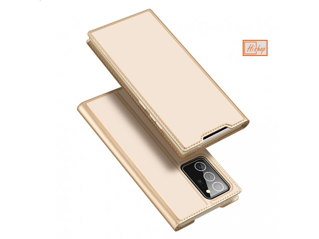 eng pl DUX DUCIS Skin Pro Bookcase type case for Samsung Galaxy Note 20 Ultra golden 62024 1
