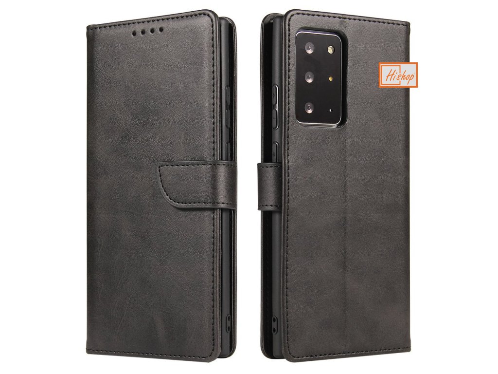 eng pl Magnet Case elegant bookcase type case with kickstand for Samsung Galaxy Note 20 Ultra black 65854 3