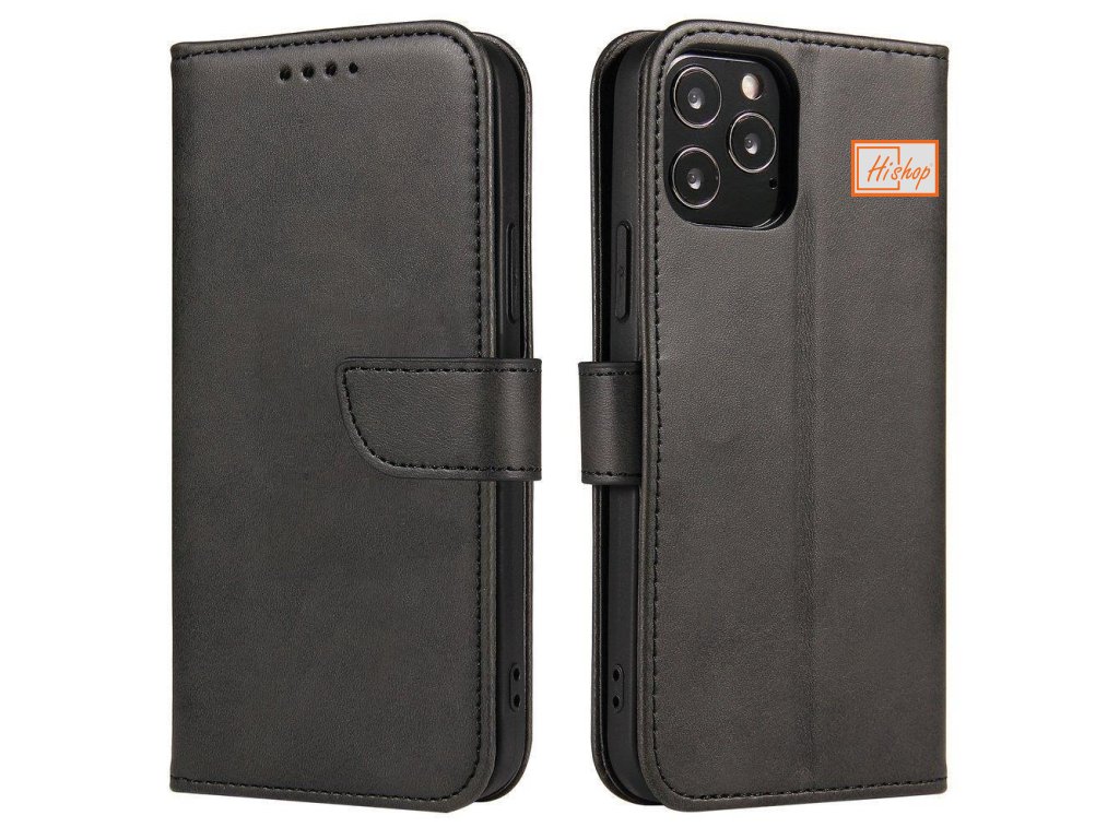 eng pl Magnet Case elegant bookcase type case with kickstand for Xiaomi Redmi Note 10 Redmi Note 10S black 70178 1
