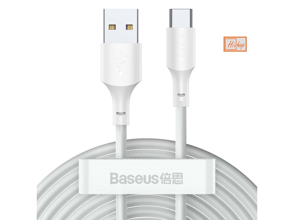 eng pl Baseus 2x USB cable USB Type C fast charging Power Delivery Quick Charge 40 W 5 A 1 5 m white TZCATZJ 02 63962 1