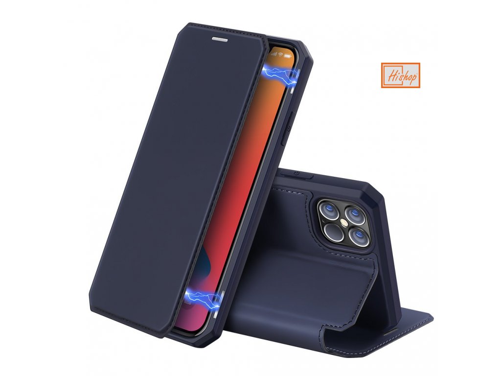eng pl DUX DUCIS Skin X Bookcase type case for iPhone 12 Pro Max blue 62044 1