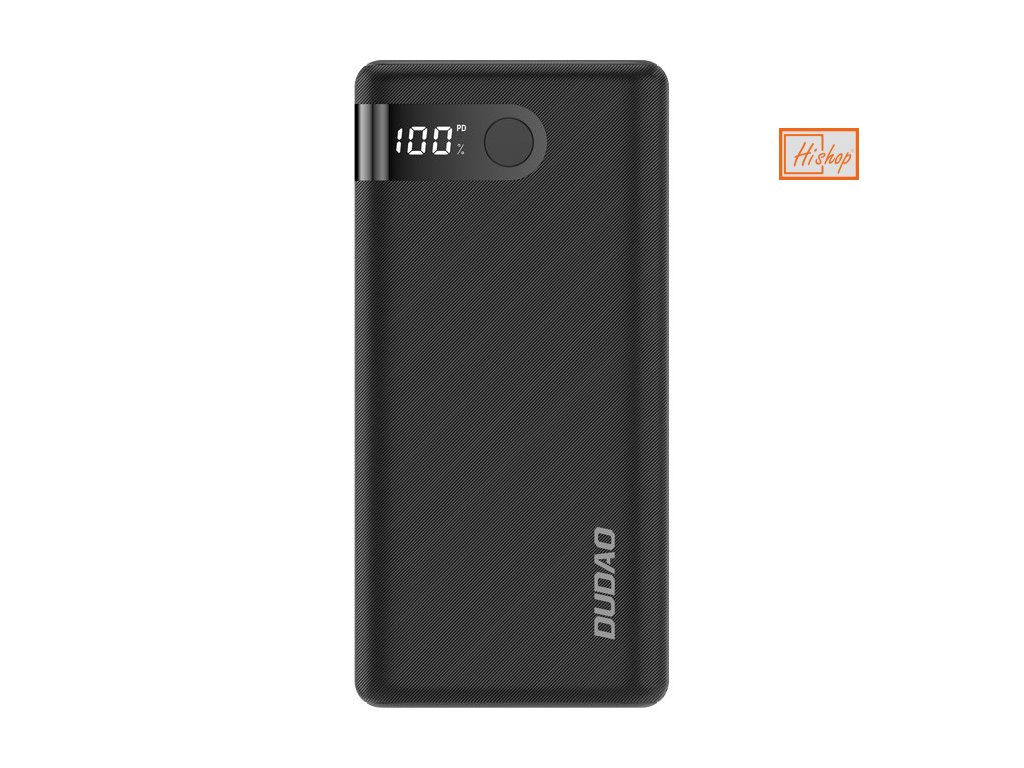 eng pl Dudao power bank 20000 mAh 2x USB USB Type C micro USB 2 A with LED screen black K9Pro 06 62467 1