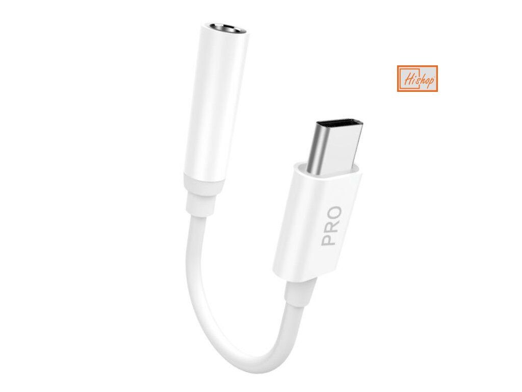 eng pl Dudao audio adapter headphone adapter USB Type C to 3 5mm mini jack white L16CPro white 56497 1