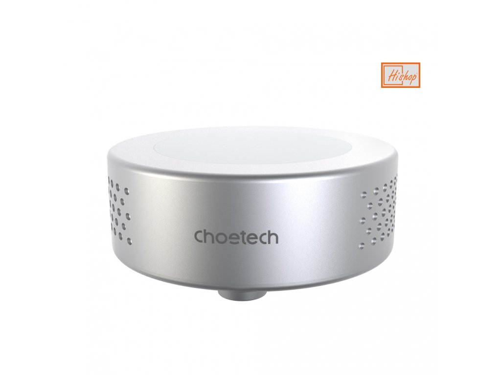 eng pl Choetech Qi wireless charger 15W compatible with MagSafe with a fan for cooling the phone USB Type C USB Type C cable included silver T593 F 85050 1