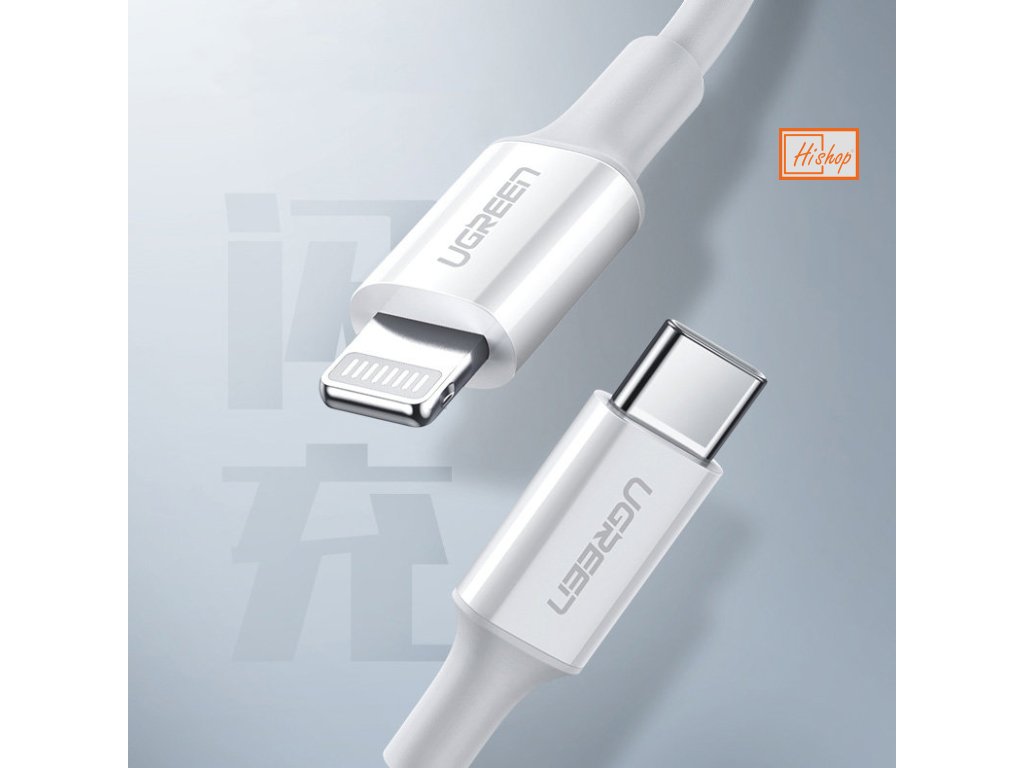 eng pl Ugreen cable MFi USB Type C Lightning 3A cable 0 5 m white US171 85085 1