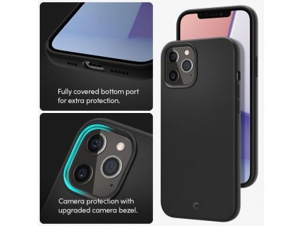 pol pl Spigen Cyrill Silicone iPhone 12 Pro iPhone 12 Black 64711 10