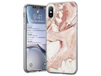 pol pm Wozinsky Marble zelowe etui pokrowiec marmur iPhone 12 mini rozowy 62328 1