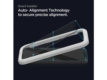 eng ps Szklo Hartowane Spigen Alm Glass Fc 2 Pack Iphone 12 Mini Black 64750 1