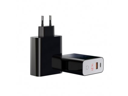 eng pm Baseus Speed PPS Intelligent Power off Digital Display Quick Charger PD3 0 QC3 0 45W Type C USB EU Black CCFSEU907 01 51210 1