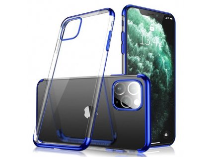 eng pm Clear Color Case Gel TPU Electroplating frame Cover for iPhone 11 blue 59862 1