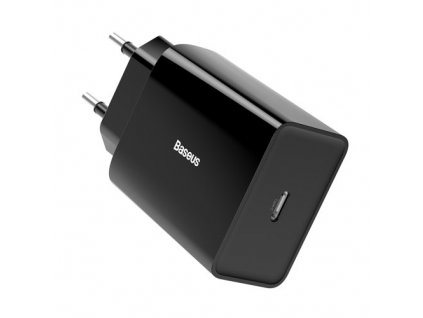 eng pm Baseus fast charge wall charger USB Typ C 18 W 3 A Power Delivery Quick Charge 3 0 black CCFS X01 61575 1