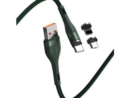 eng pm USB Baseus Fast 4in1 USB to USB C Lightning Micro 3A 1m green 19105 1