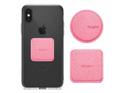 eng pm Ringke Magnetic Mount Metal Plate 2x PU Leather Covered Self Adhesive Metal Plate for Magnetic Car Holders pink ACPU0002 40170 10 (1)