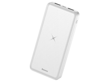 pol pm Baseus M36 Wireless Charger power bank 10000 mAh bezprzewodowa ladowarka Qi bialy PPALL M3602 46694 1