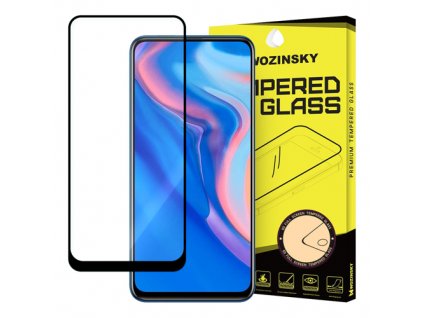 pol pm Wozinsky super wytrzymale szklo hartowane Full Glue na caly ekran z ramka Case Friendly Huawei P Smart Z Huawei P Smart Pro Honor 9X czarny 51564 1