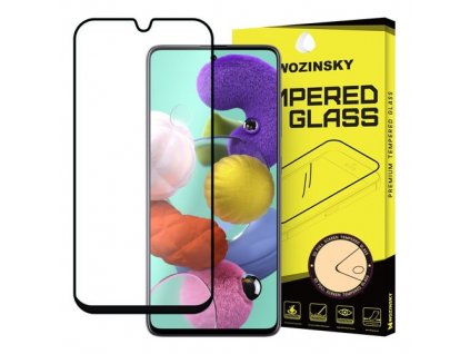 pol pm Wozinsky super wytrzymale szklo hartowane Full Glue na caly ekran z ramka Case Friendly Samsung Galaxy A51 czarny 56671 1