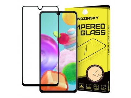 eng pm Wozinsky Tempered Glass Full Glue Super Tough Screen Protector Full Coveraged with Frame Case Friendly for Samsung Galaxy A41 black 59820 1