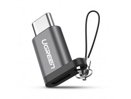 pol pm Ugreen adapter przejsciowka z micro USB na USB Typ C z zawieszka szary 40945 57315 1