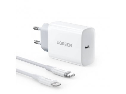 pol pl Ladowarka sieciowa UGREEN CD137 20W PD 3 0 USB C biala kabel IP do USB C bialy 20913 1