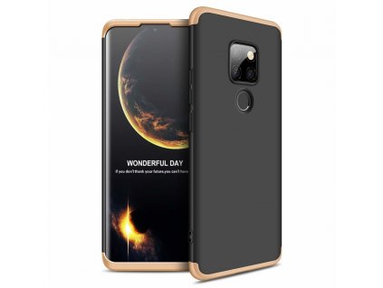 eng pl GKK 360 Protection Case Front and Back Case Full Body Cover Huawei Mate 20 black gold 45699 1