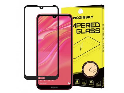 eng pl Wozinsky Tempered Glass Full Glue Super Tough Screen Protector Full Coveraged with Frame Case Friendly for Huawei Y5 2019 Honor 8S black 50430 6