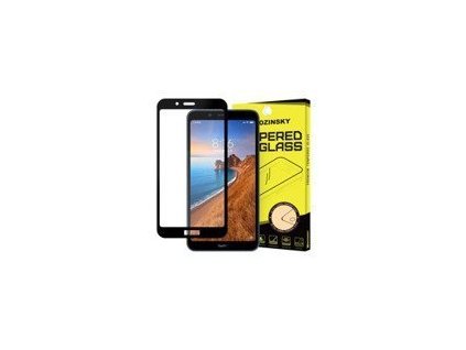 Wozinsky Tempered Glass Full Glue Super tvrdá ochrana displeje Plně krytá s rámečkem Vhodné pro Xiaomi Redmi 7A černá