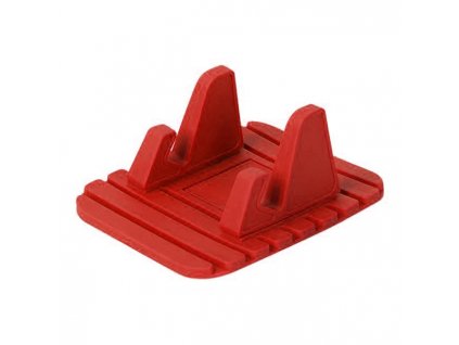 eng pl Silicone Car Phone Holder Dashboard Desktop Stand red 54564 1