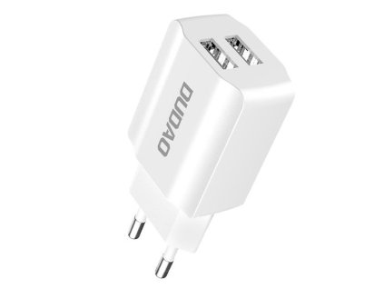 eng pl Dudao EU wall charger 2x USB 5V 2 4A white A2EU white 55640 11