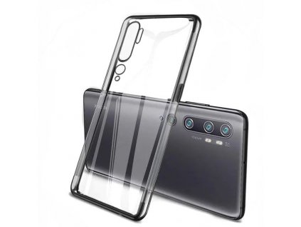 eng pl Clear Color Case Gel TPU Electroplating frame Cover for Xiaomi Mi Note 10 Mi Note 10 Pro Mi CC9 Pro black 59775 1