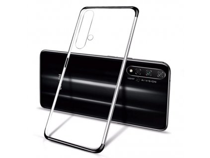 eng pl Clear Color Case Gel TPU Electroplating frame Cover for Huawei Nova 5T Honor 20 Honor 20 Pro Honor 20S black 59847 1