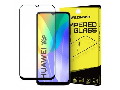 eng pl Wozinsky Tempered Glass Full Glue Super Tough Screen Protector Full Coveraged with Frame Case Friendly for Huawei Y6p Honor 9A black 60804 1