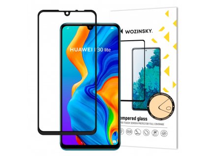 eng pl Wozinsky Tempered Glass Full Glue Super Tough Screen Protector Full Coveraged with Frame Case Friendly for Huawei P30 Lite black 47065 14
