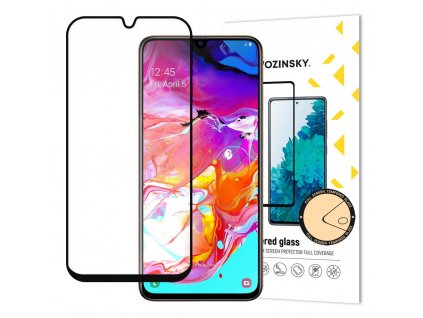 eng pl Wozinsky Tempered Glass Full Glue Super Tough Screen Protector Full Coveraged with Frame Case Friendly for Samsung Galaxy A70 black 50370 14