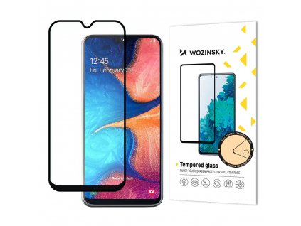 eng pl Wozinsky Tempered Glass Full Glue Super Tough Screen Protector Full Coveraged with Frame Case Friendly for Samsung Galaxy A20e black 50875 1