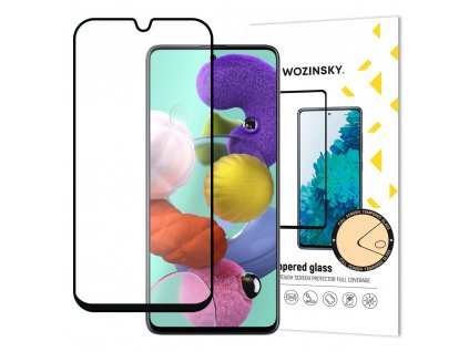 eng pl Wozinsky Tempered Glass Full Glue Super Tough Screen Protector Full Coveraged with Frame Case Friendly for Samsung Galaxy A51 black 56671 1 (2)