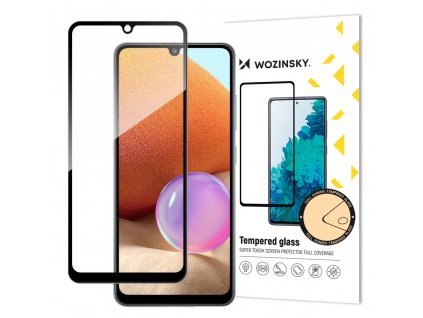 eng pl Wozinsky Tempered Glass Full Glue Super Tough Screen Protector Full Coveraged with Frame Case Friendly for Samsung Galaxy A32 4G black 70404 14