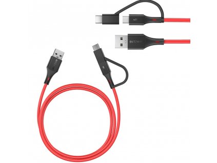 pol pl BlitzWolf BW MT3 Kabel Typ C Micro USB 1 8m 18222 6