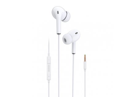 eng pl Dudao in ear headphones headset with remote control and microphone 3 5 mm mini jack white X14 white 60333 1