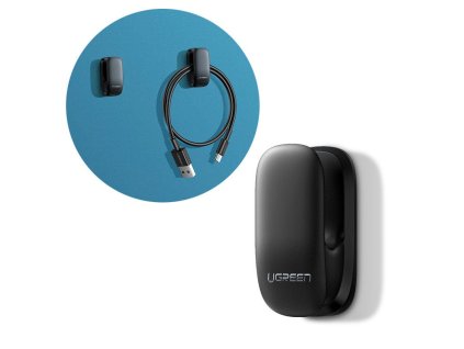eng pl Ugreen 4x self adhesive car vehicle and home hanger vehicle hook holder black LP252 80199 61916 1