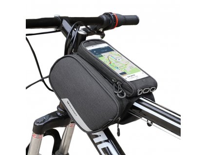 eng pl Wozinsky Bike Front Storage Bag Bicycle Frame Phone Case 6 5 inch max 1 5L black WBB7BK 50809 2